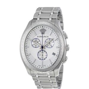 Men’s Authentic Stainless Versace 48mm” Bond Street Watch